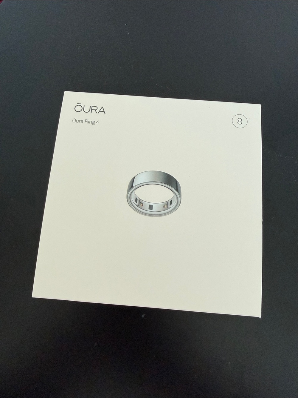 Brand New Oura Ring 4 - Silver - Size 8
